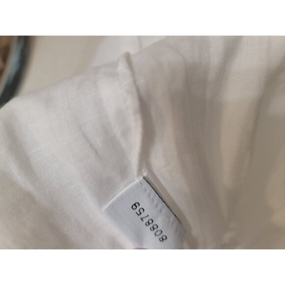 ASPESI Women’s White Linen Shirt Size 44 - Picture 7 of 7